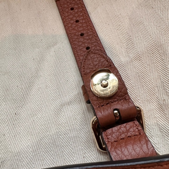 Mulberry Mini Alexa in heavy grain leather bag chestnut - Picture 4 of 16